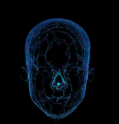 hologram face